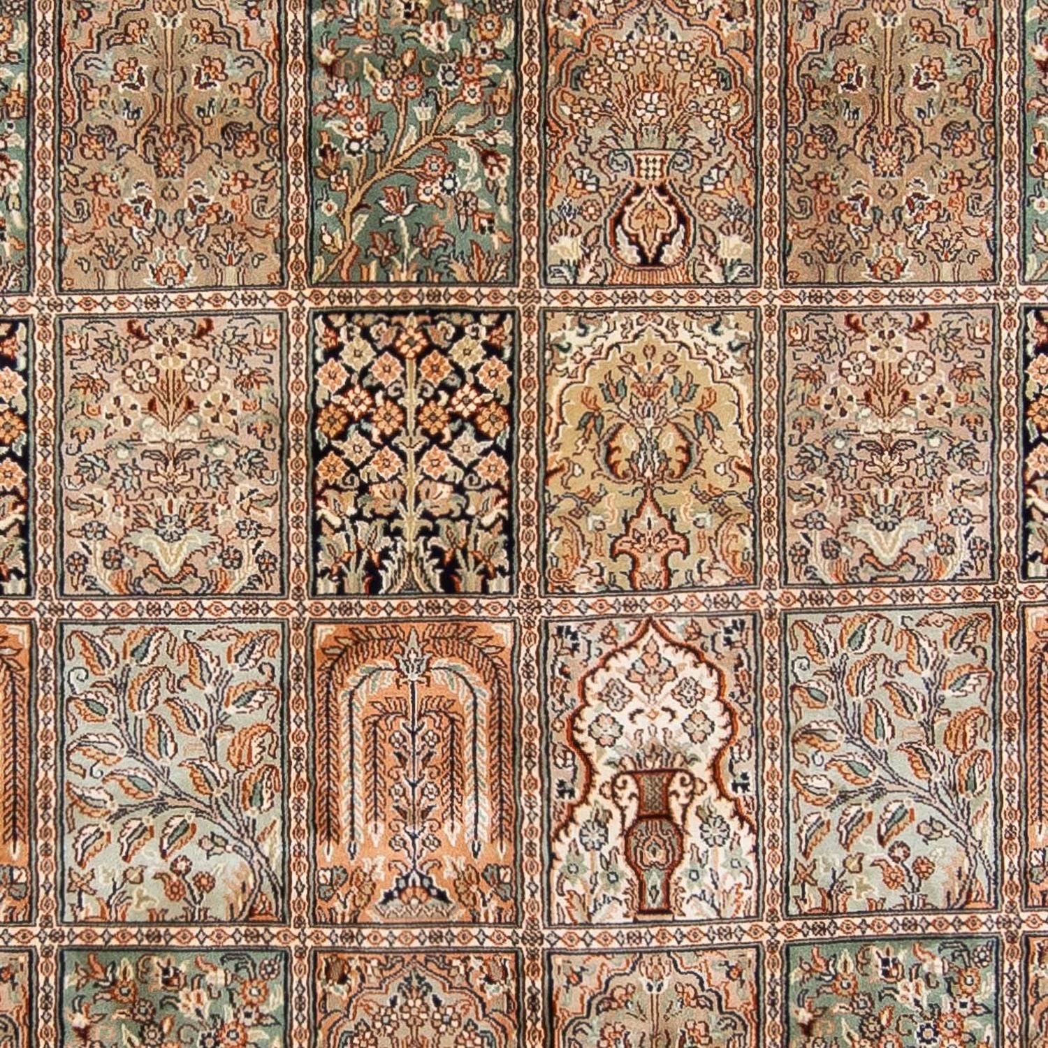 Alfombra de seda - Seda de Cachemira - 260 x 172 cm - multicolor