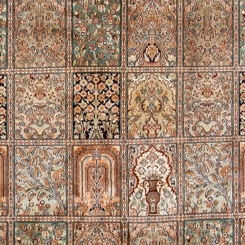 Alfombra de seda - Seda de Cachemira - 260 x 172 cm - multicolor