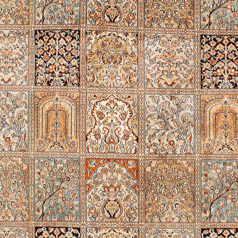 Alfombra de seda - Seda de Cachemira - 221 x 158 cm - multicolor