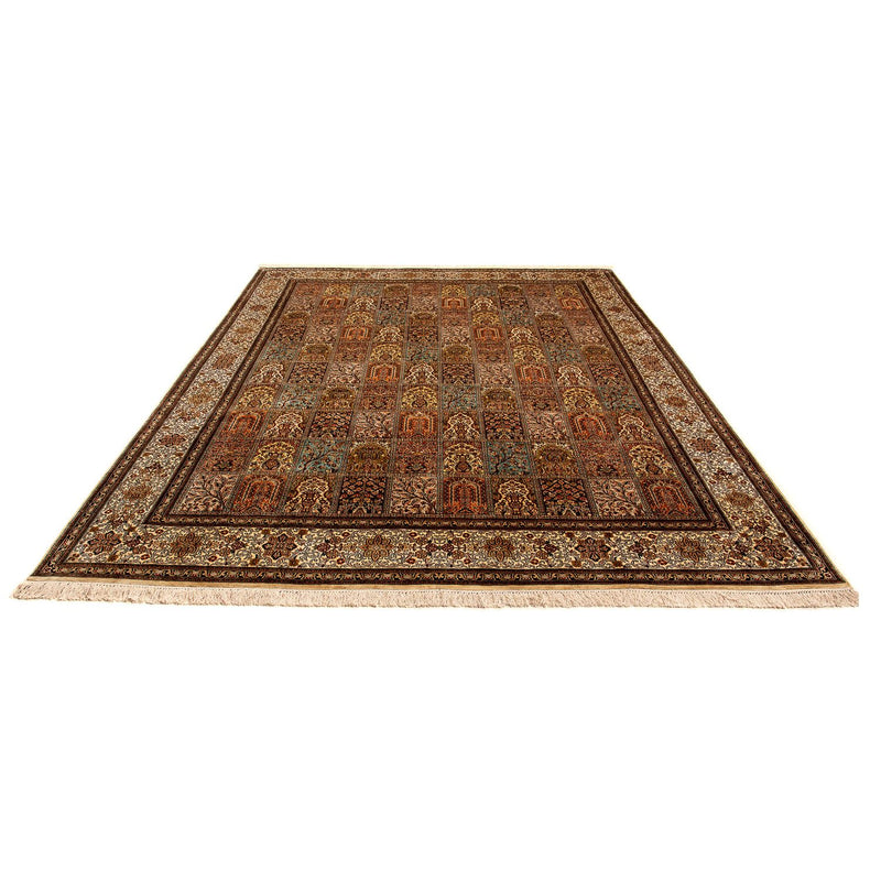 Alfombra de seda - Seda de Cachemira - 332 x 248 cm - marrón