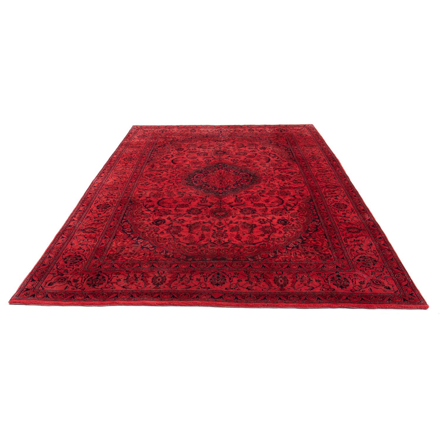 Alfombra persa - Nain - 286 x 196 cm - rojo oscuro