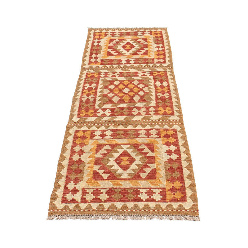 Alfombra de pasillo Alfombra Kelim - Splash - 187 x 59 cm - multicolor
