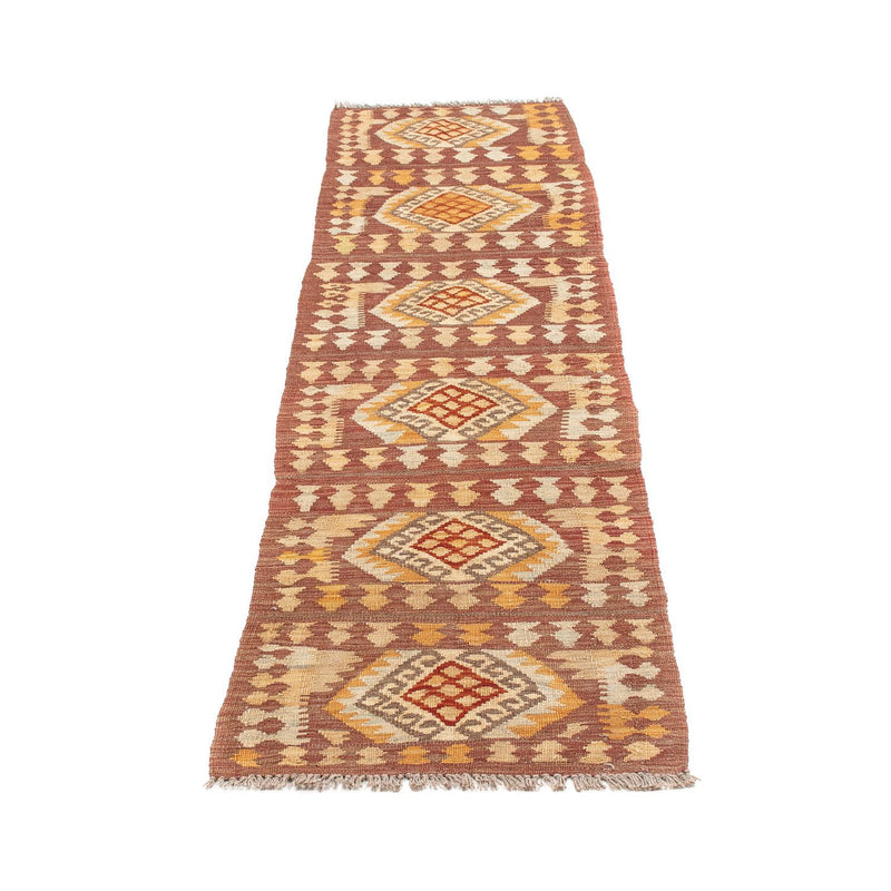 Alfombra de pasillo Alfombra Kelim - Splash - 248 x 49 cm - multicolor