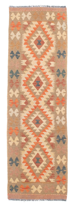 Alfombra de pasillo Alfombra Kelim - Splash - 192 x 56 cm - multicolor