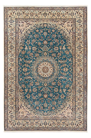 Alfombra persa - Nain - 315 x 204 cm - azul marino