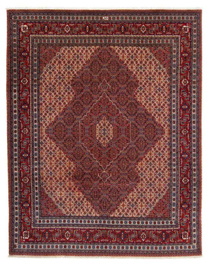 Alfombra persa - Nain - 335 x 263 cm - rojo oscuro