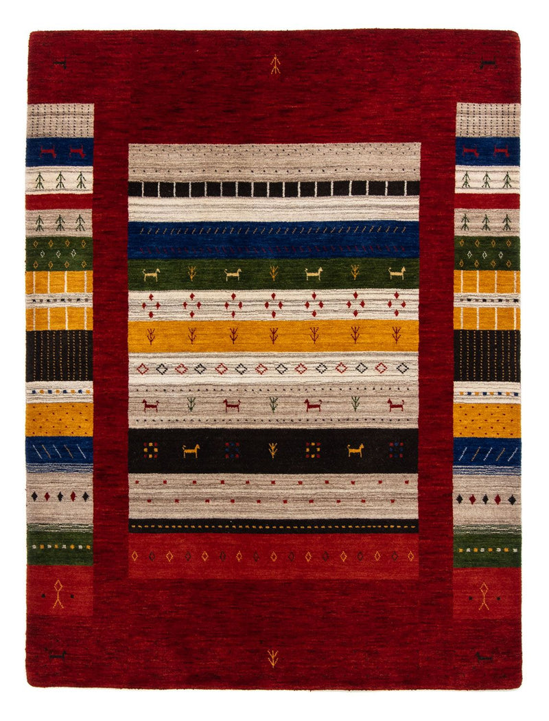 Alfombra Gabbeh - Loribaft Persa - 200 x 144 cm - multicolor