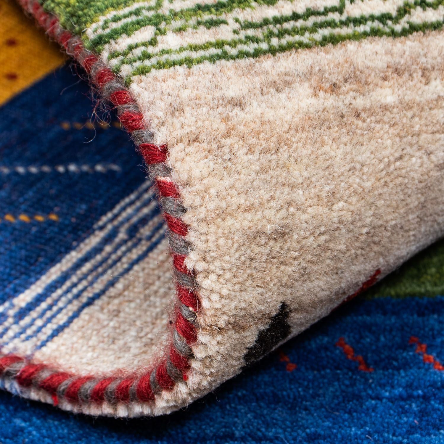 Alfombra Gabbeh - Loribaft Persa - 200 x 144 cm - multicolor