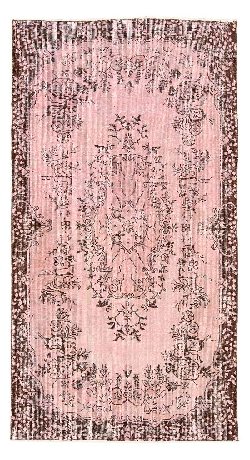 Alfombra Vintage - 217 x 118 cm - rosa