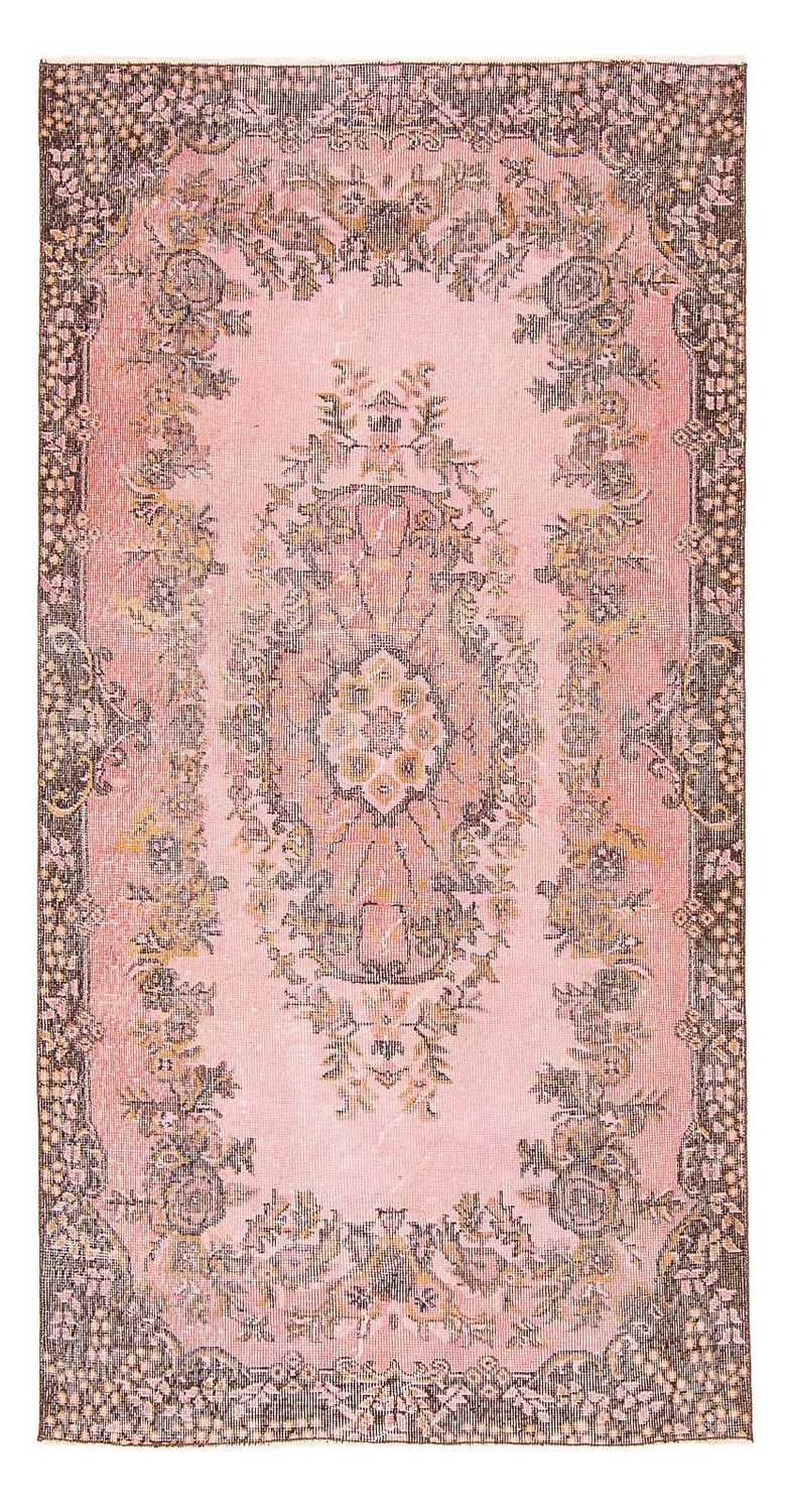 Alfombra de pasillo Alfombra Vintage - 210 x 114 cm - rosa