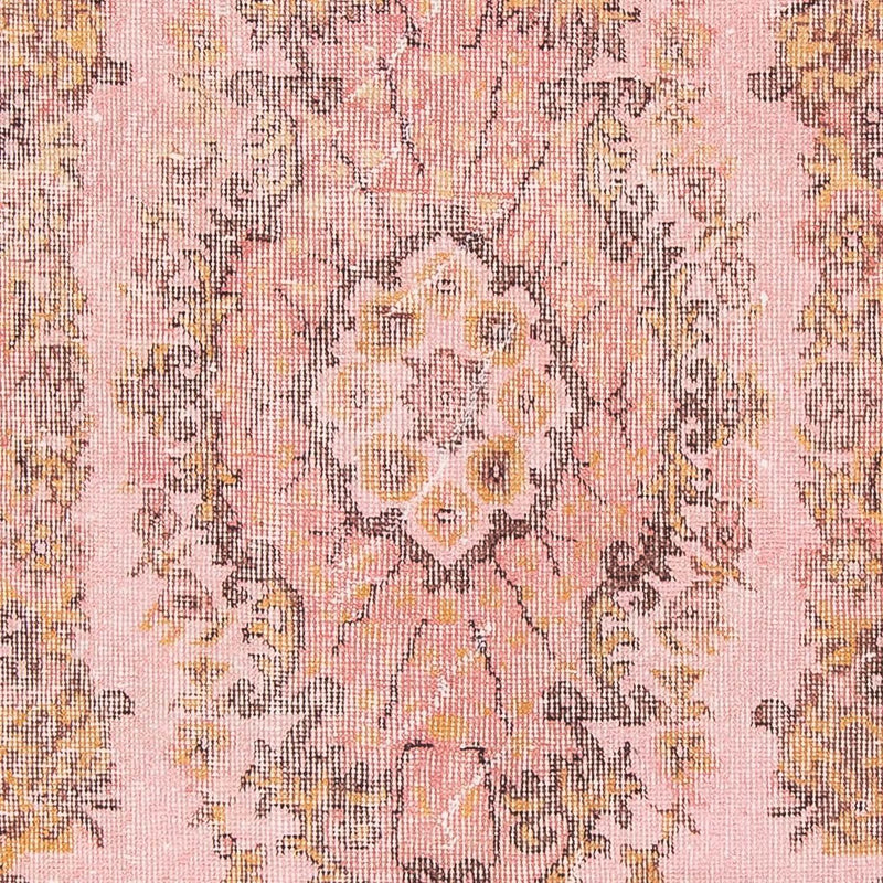 Alfombra de pasillo Alfombra Vintage - 210 x 114 cm - rosa