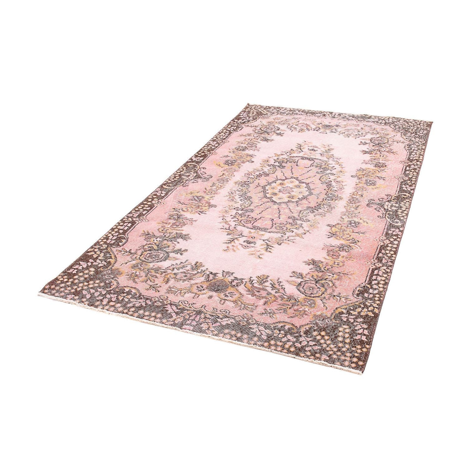 Alfombra de pasillo Alfombra Vintage - 210 x 114 cm - rosa