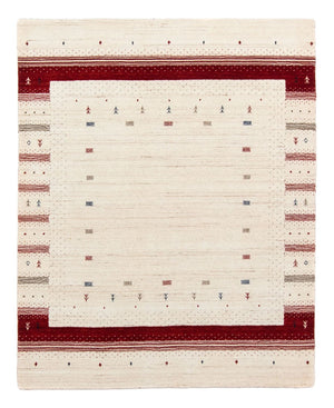 Alfombra Gabbeh - Loribaft Persa - 198 x 145 cm - beige
