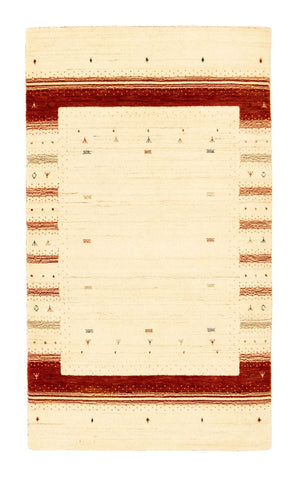 Alfombra Gabbeh - Loribaft Persa - 160 x 91 cm - beige