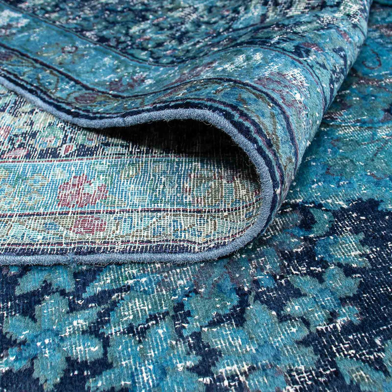 Alfombra Vintage - 333 x 258 cm - azul