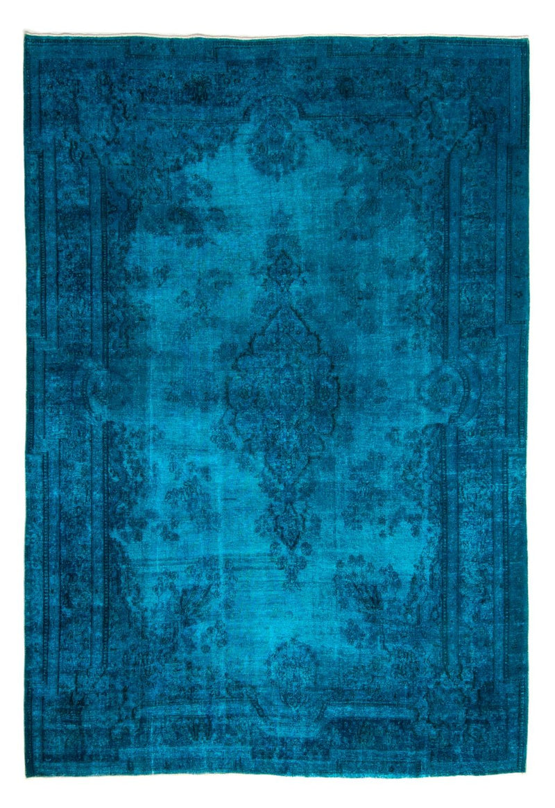 Alfombra Vintage - 363 x 251 cm - azul oscuro