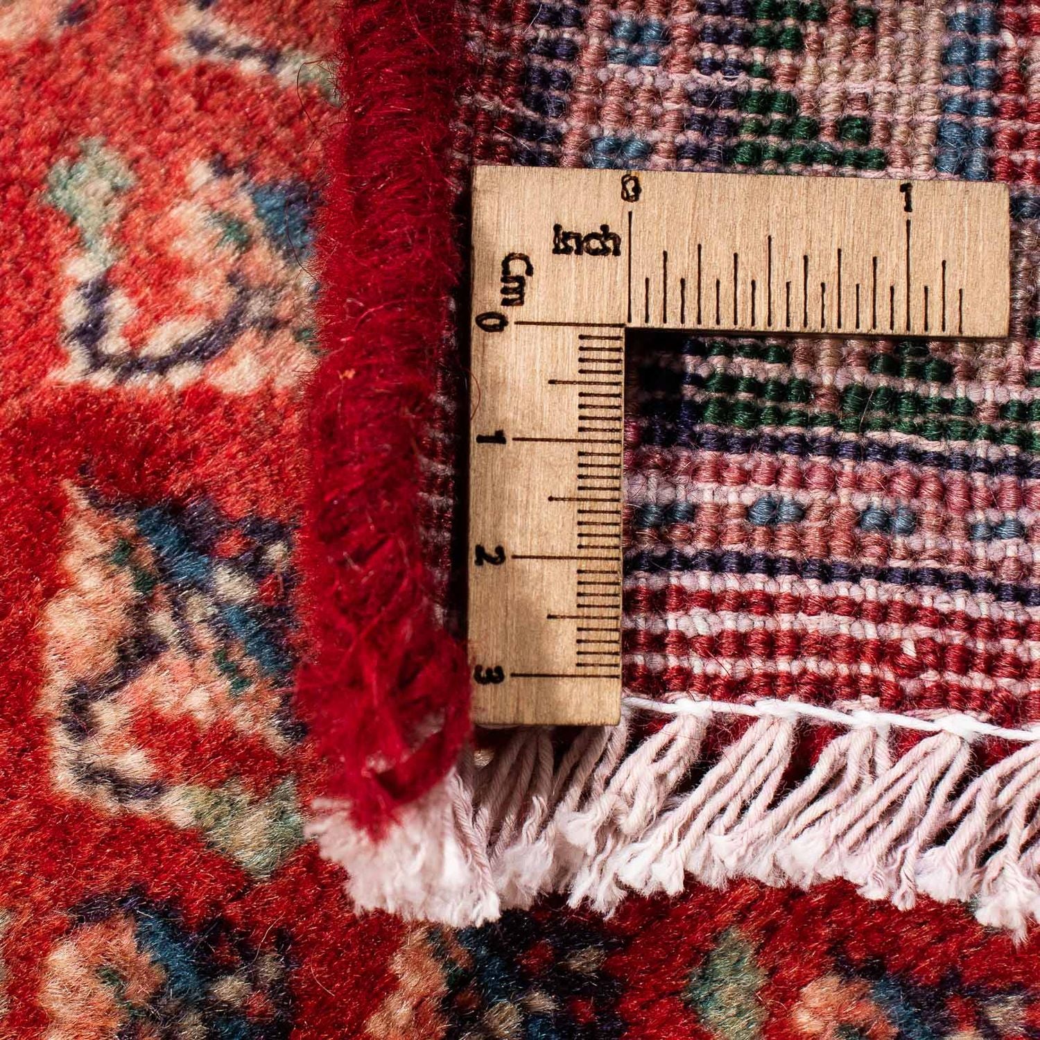 Alfombra persa - Mir - 308 x 211 cm - rojo oscuro