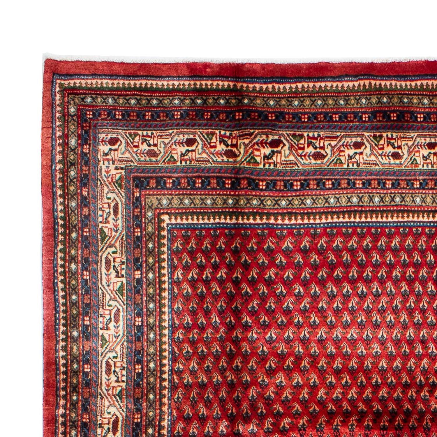 Alfombra persa - Mir - 329 x 214 cm - rojo oscuro