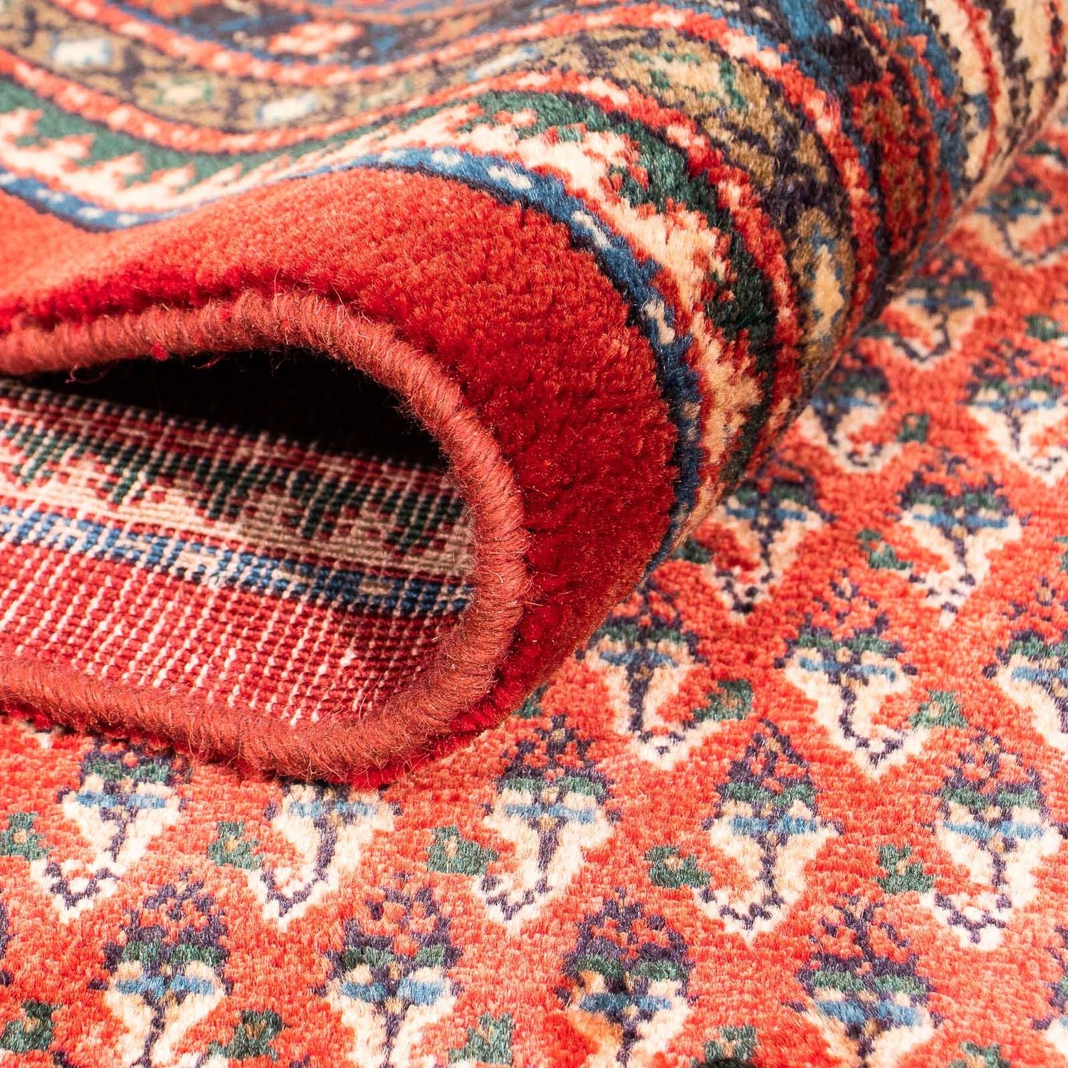 Alfombra persa - Mir - 329 x 214 cm - rojo oscuro