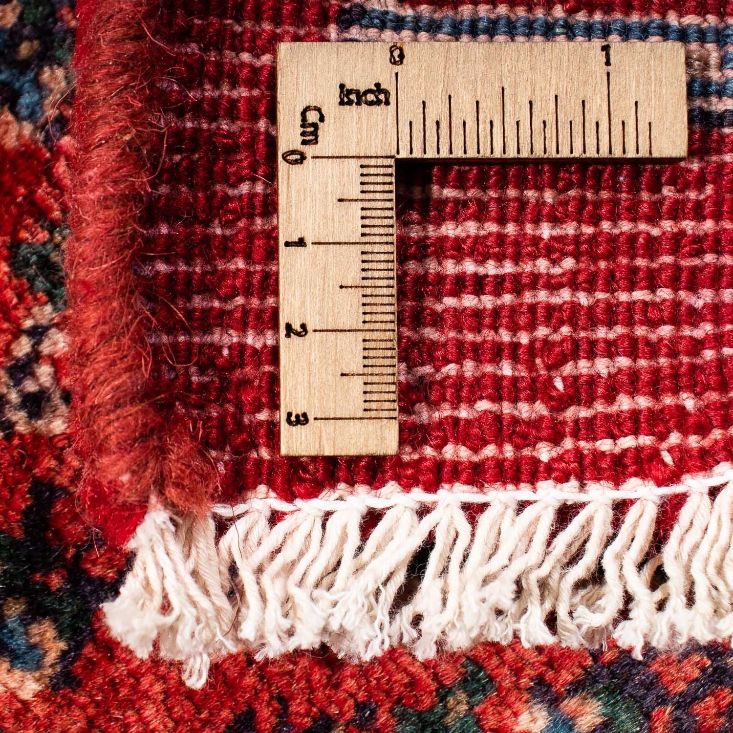 Alfombra persa - Mir - 329 x 214 cm - rojo oscuro