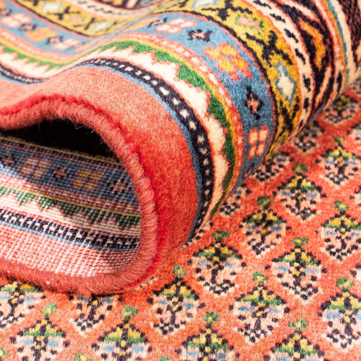 Alfombra persa - Mir - 310 x 215 cm - rojo oscuro