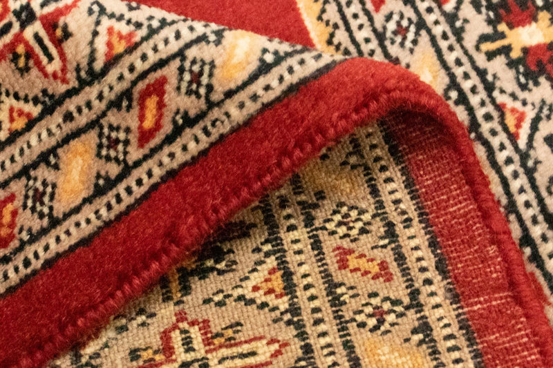 Alfombra afgana - Bukhara - 123 x 78 cm - rojo