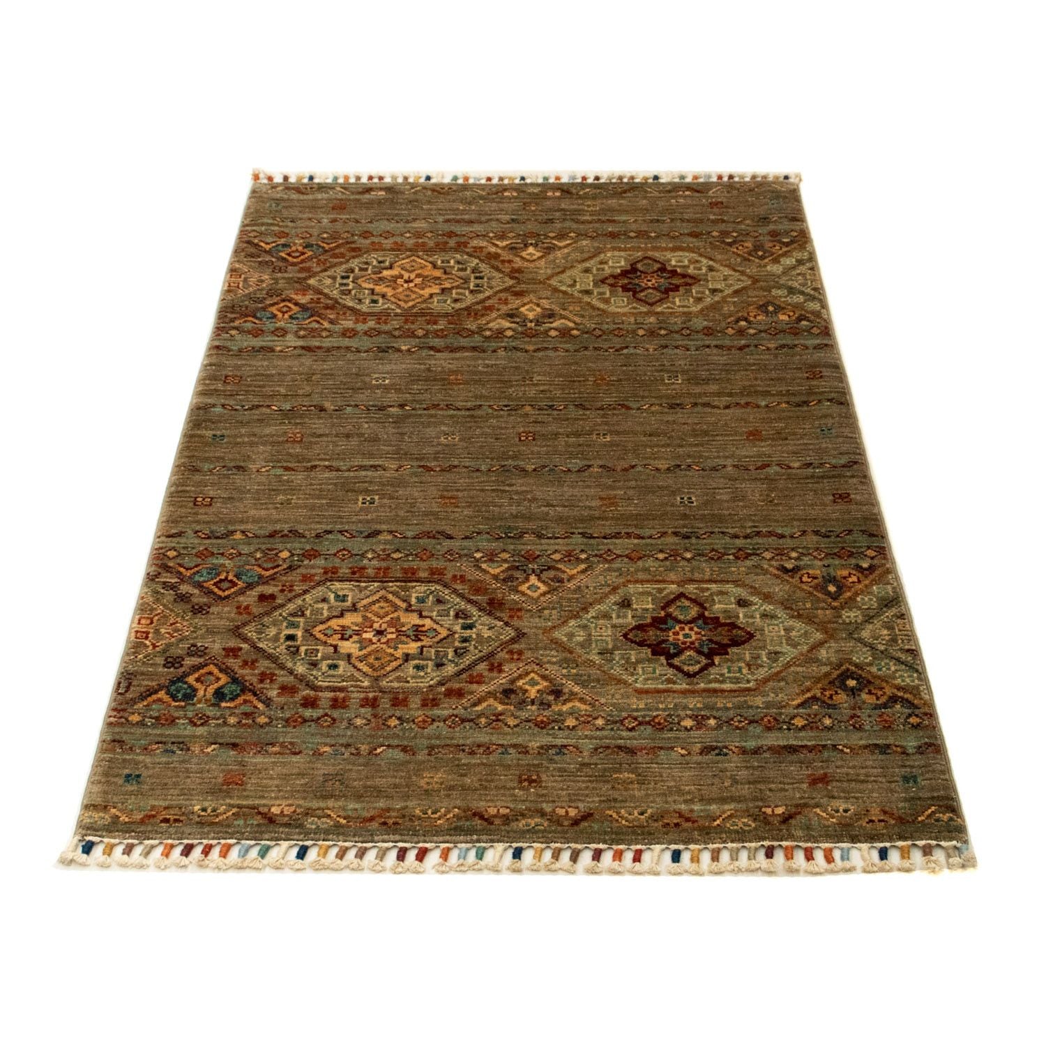 Alfombra Ziegler - Moderna - 123 x 82 cm - marrón oscuro