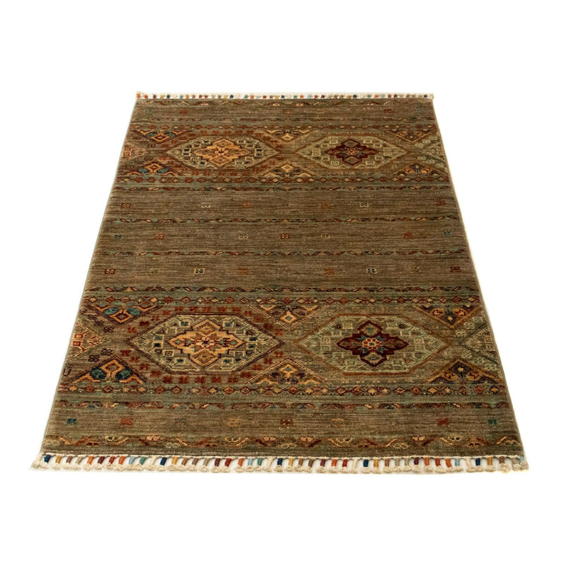 Alfombra Ziegler - Moderna - 123 x 82 cm - marrón oscuro