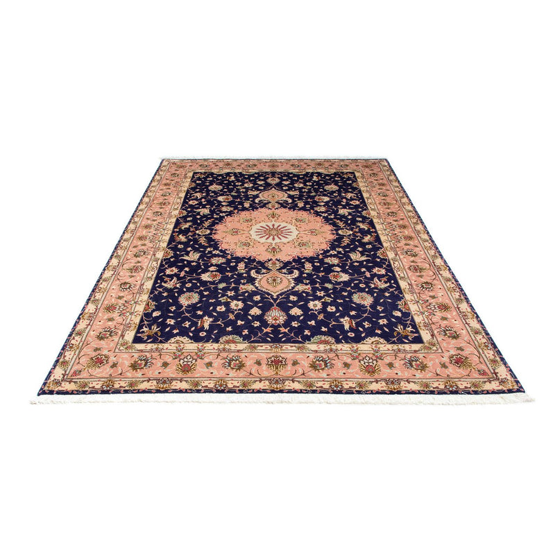 Alfombra Persa - Tabriz - Real - 250 x 163 cm - azul oscuro