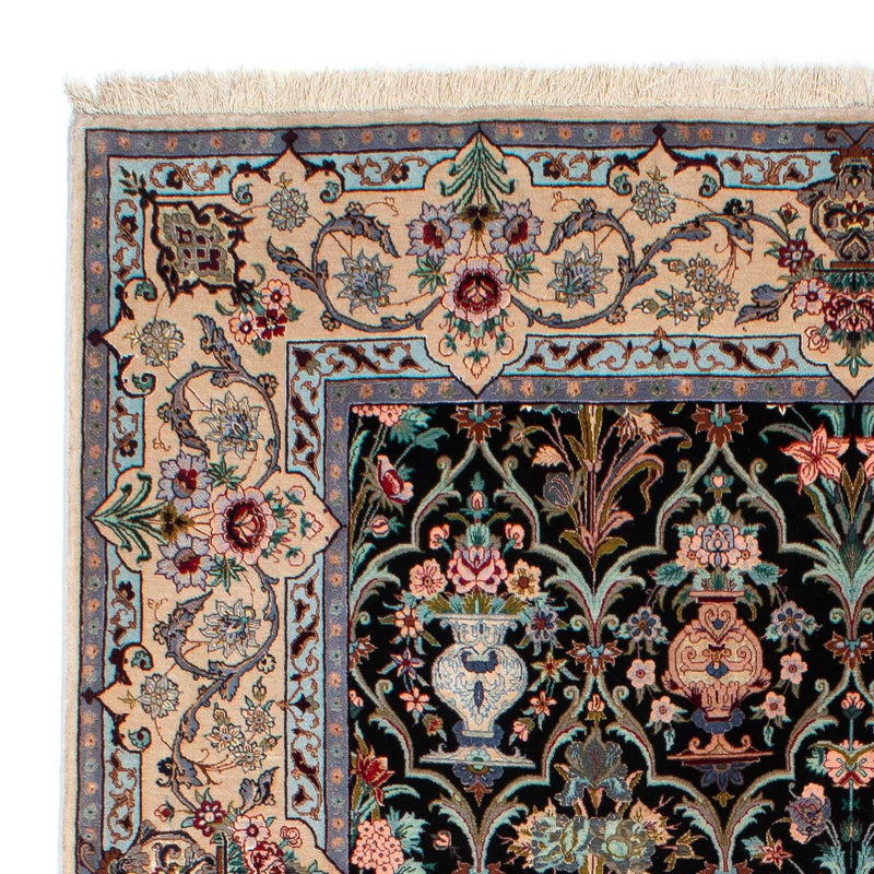 Alfombra Persa - Isfahan - Prima - 233 x 156 cm - azul oscuro