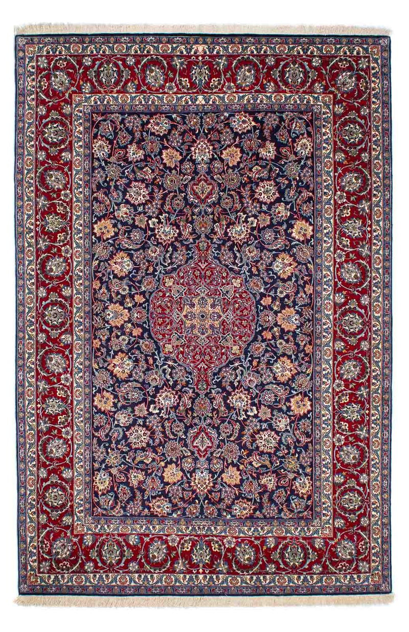 Alfombra Persa - Isfahan - Prima - 238 x 171 cm - azul oscuro