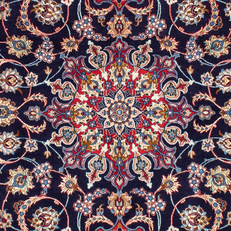 Alfombra Persa - Isfahan - Prima - 233 x 155 cm - azul oscuro