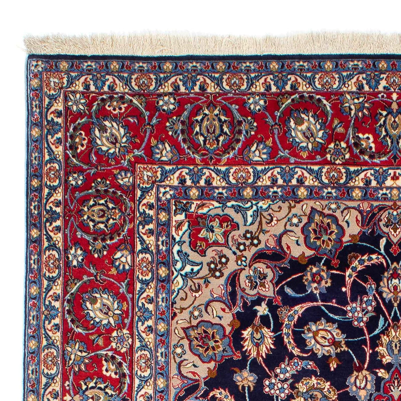 Alfombra Persa - Isfahan - Prima - 233 x 155 cm - azul oscuro