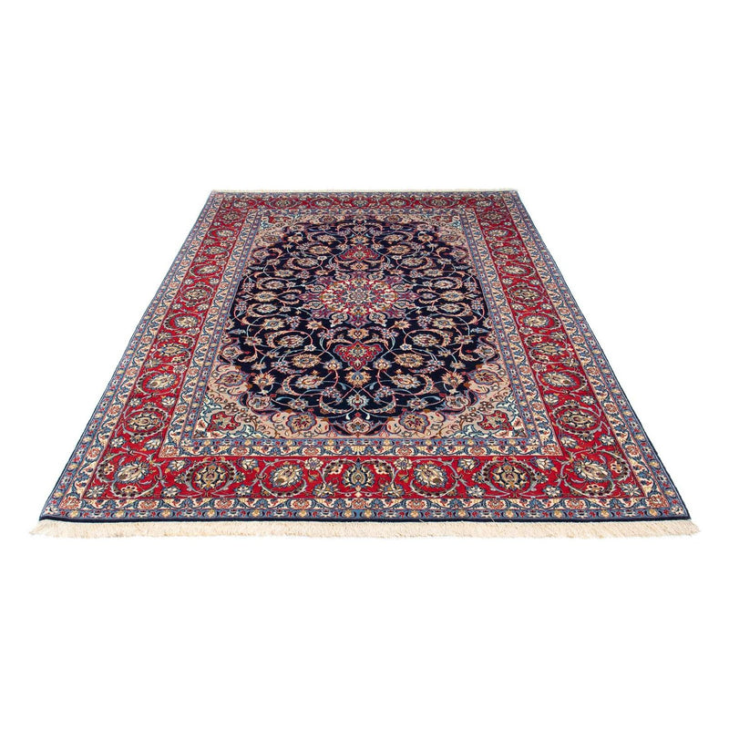 Alfombra Persa - Isfahan - Prima - 233 x 155 cm - azul oscuro
