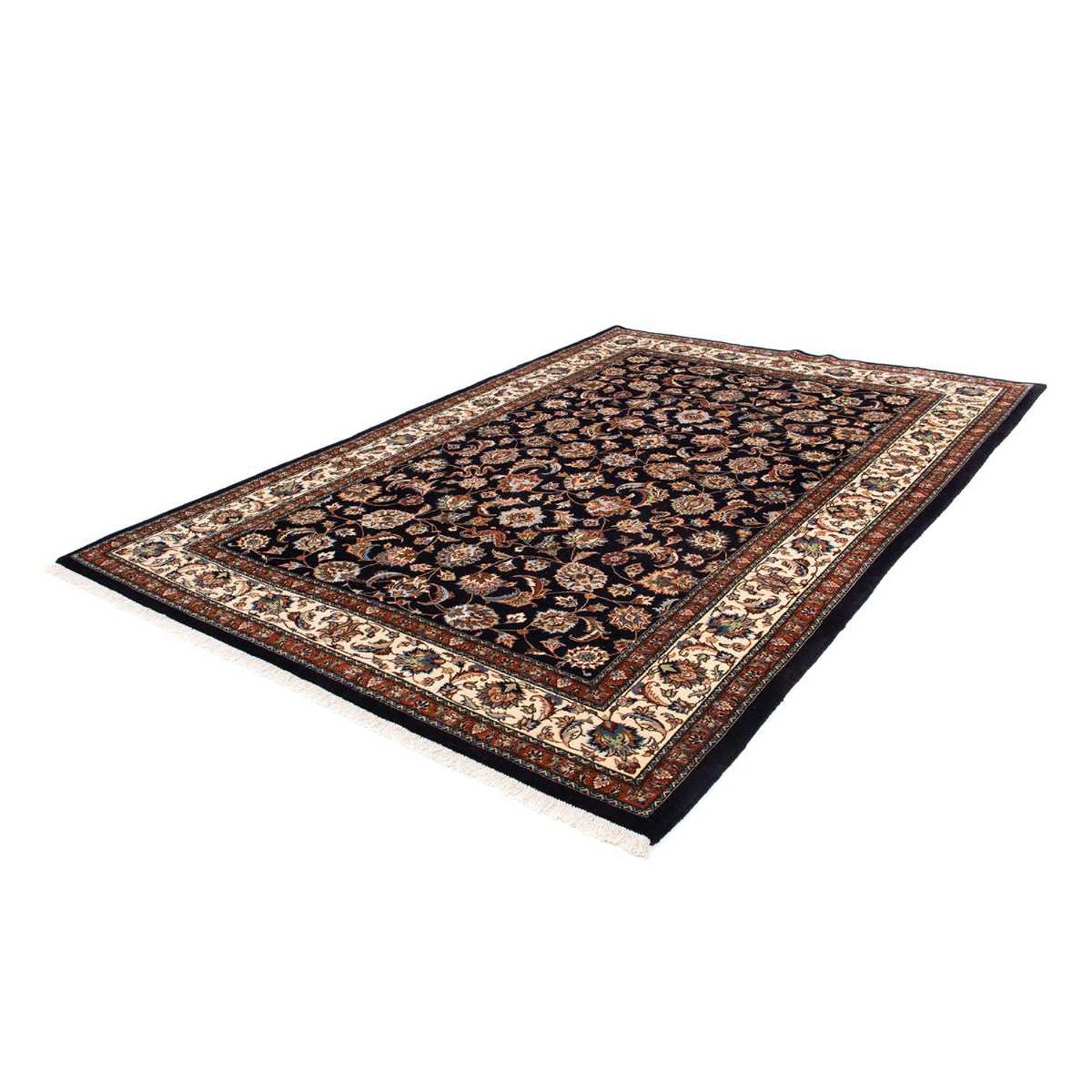 Alfombra persa - Clásica - 293 x 205 cm - azul oscuro