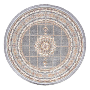 Alfombra tejida oriental - Eastern Elegance - redondo