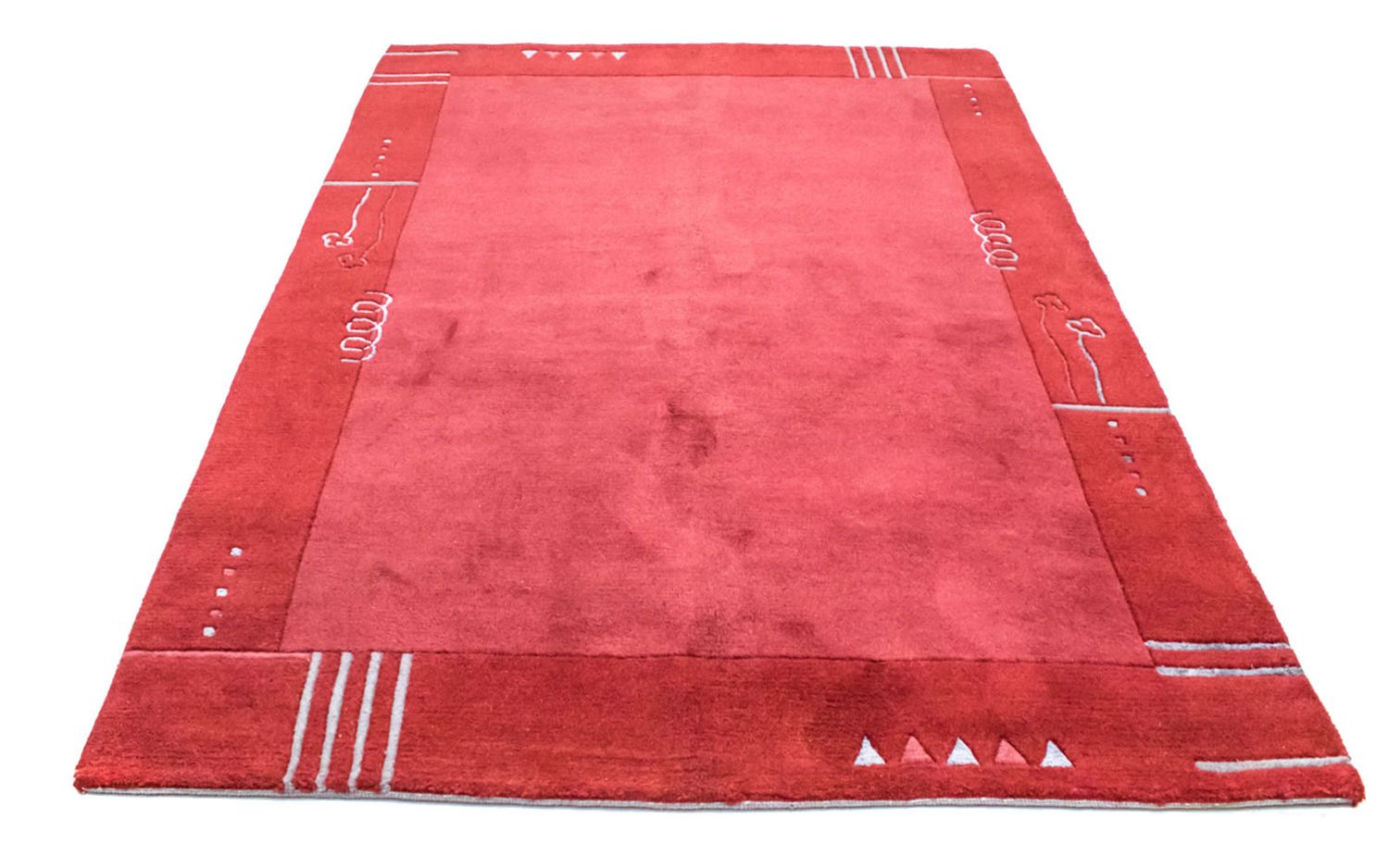 Alfombra de Nepal - 230 x 160 cm - rojo