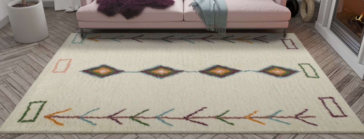 Alfombra de lana - Bedouin Bliss - rectángulo